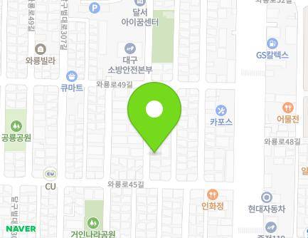 대구광역시 달서구 와룡로45길 24-8 (죽전동, 동원카스빌) 지도