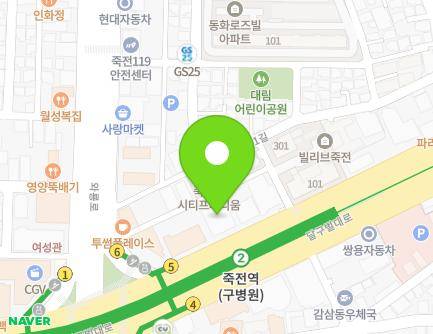 대구광역시 달서구 달구벌대로 1571 (죽전동, 더열린병원) 지도