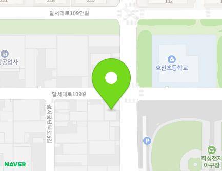 대구광역시 달서구 호산로 93 (파호동) 지도
