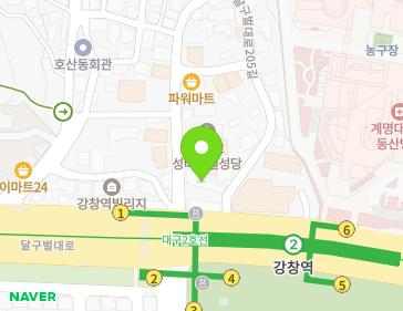 대구광역시 달서구 달구벌대로203길 6 (호산동) 지도