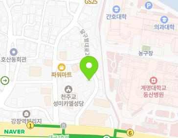 대구광역시 달서구 달구벌대로205길 15 (호산동) 지도