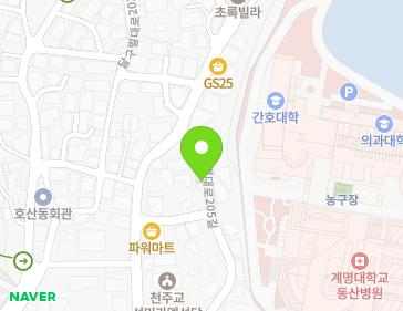 대구광역시 달서구 달구벌대로205길 35 (호산동) 지도