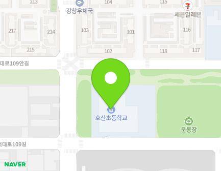대구광역시 달서구 달서대로109길 116 (호산동, 대구호산초등학교) 지도
