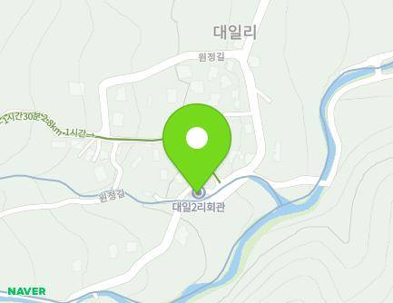 대구광역시 달성군 가창면 원정길 183-3 (대일2리마을회관) 지도