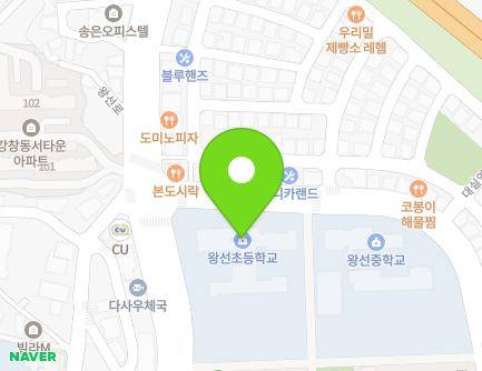 대구광역시 달성군 다사읍 대실역북로 93 (왕선초등학교) 지도