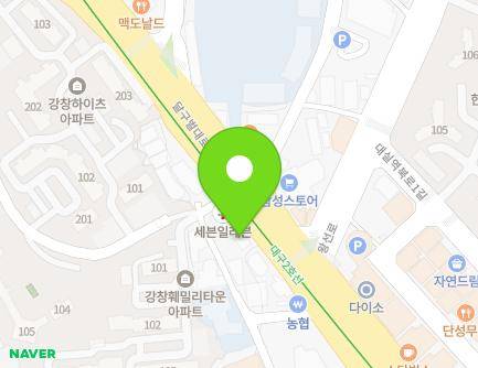대구광역시 달성군 다사읍 달구벌대로 846 (동의보감한의원) 지도