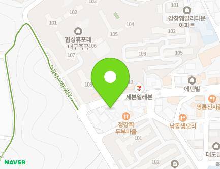 대구광역시 달성군 다사읍 달구벌대로174길 35 (인산토스텍) 지도