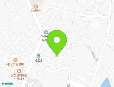 대구광역시 달성군 하빈면 하빈로86길 7-4 (하빈교회) 지도