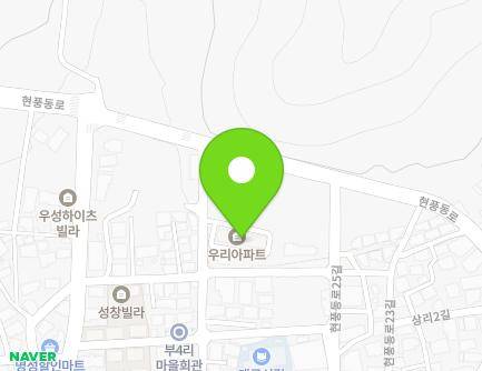 대구광역시 달성군 현풍읍 현풍동로27길 13 (우리아파트) 지도
