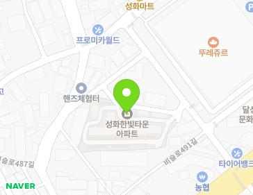 대구광역시 달성군 화원읍 비슬로491길 13 (성화한빛아파트) 지도