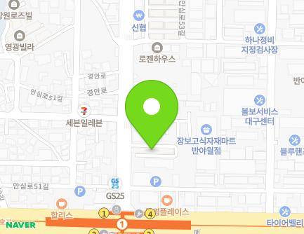 대구광역시 동구 경안로 726 (동호동, 금잔디아파트) 지도