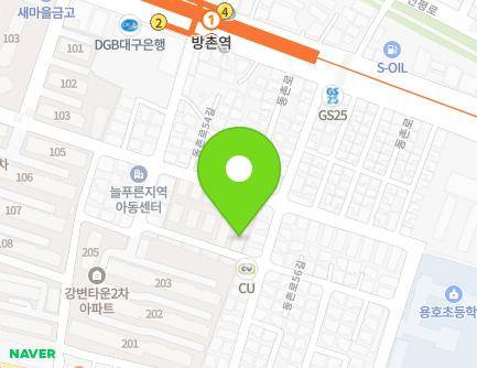대구광역시 동구 동촌로56길 49 (방촌동, 강변다세대주택) 지도