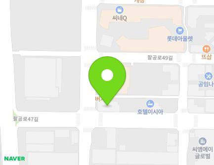대구광역시 동구 팔공로47길 46 (봉무동, 캐슬빌딩) 지도