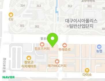 대구광역시 동구 팔공로51길 33 (봉무동) 지도