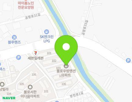 대구광역시 동구 공항로 150 (불로동, 불로우방맨션) 지도