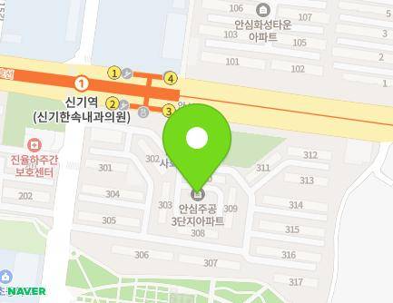 대구광역시 동구 율하동로 76 (신기동, 안심주공3단지아파트) 지도