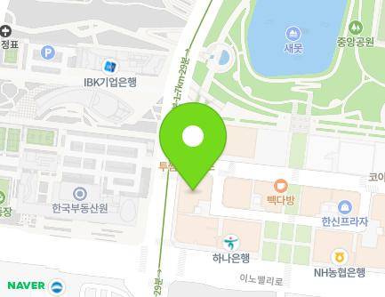 대구광역시 동구 첨단로 30 (신서동, 이노빌딩) 지도