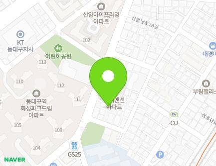 대구광역시 동구 신암남로23길 28 (신암동, 고려맨션) 지도