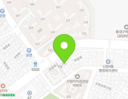 대구광역시 동구 아양로24길 1-8 (신암동, 힐튼빌) 지도