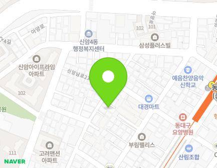 대구광역시 동구 신암남로27길 52 (신암동, 화이트캐슬) 지도