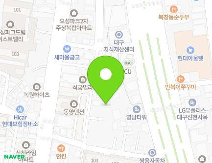 대구광역시 동구 동대구로83길 16-16 (신천동, 태웅빌라) 지도