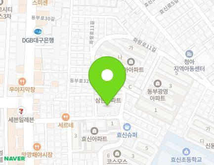 대구광역시 동구 화랑로11길 45 (신천동, 삼화아파트) 지도