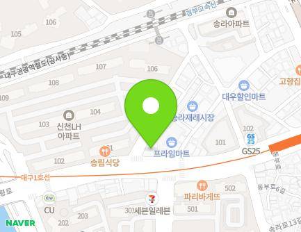 대구광역시 동구 동부로 17 (신천동, 농협) 지도