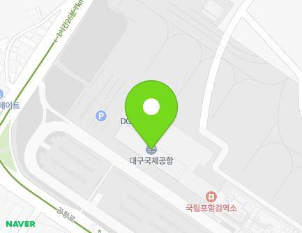 대구광역시 동구 공항로 221 (지저동, 대구국제공항) 지도