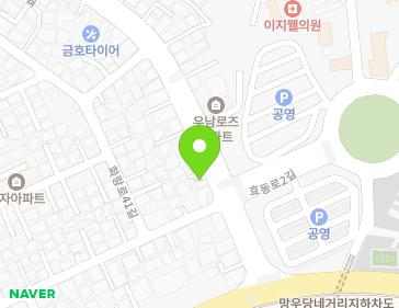 대구광역시 동구 효동로 11 (효목동) 지도