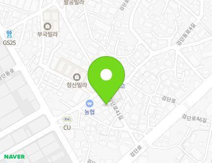 대구광역시 북구 검단로41길 11 (검단동) 지도