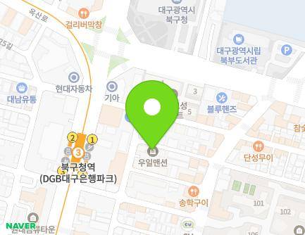 대구광역시 북구 고성북로 43-25 (고성동3가, 우일아파트) 지도