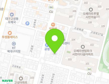 대구광역시 북구 고성로 159-5 (고성동3가) 지도