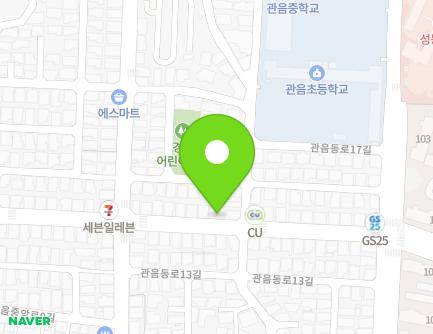 대구광역시 북구 칠곡중앙대로95길 38 (관음동) 지도