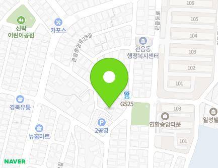 대구광역시 북구 칠곡중앙대로105길 37-1 (관음동, 정우빌라) 지도