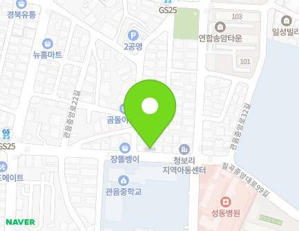 대구광역시 북구 칠곡중앙대로99길 34 (관음동) 지도