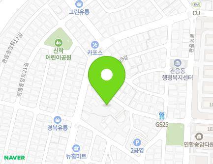 대구광역시 북구 칠곡중앙대로105길 45 (관음동) 지도