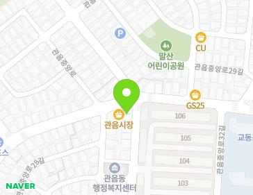 대구광역시 북구 관음동로 133 (관음동) 지도