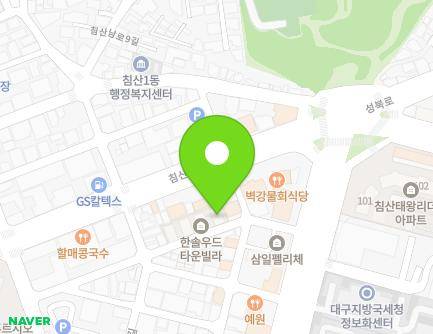 대구광역시 북구 원대로25길 8 (노원동1가, 한솔우드타운) 지도