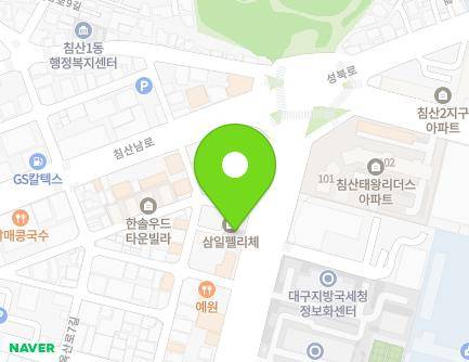 대구광역시 북구 원대로 125 (노원동1가, 삼일펠리체) 지도