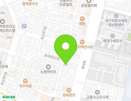 대구광역시 북구 옥산로9길 18 (노원동1가) 지도