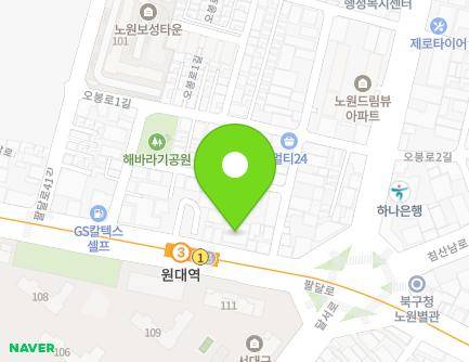 대구광역시 북구 팔달로 225 (노원동2가) 지도