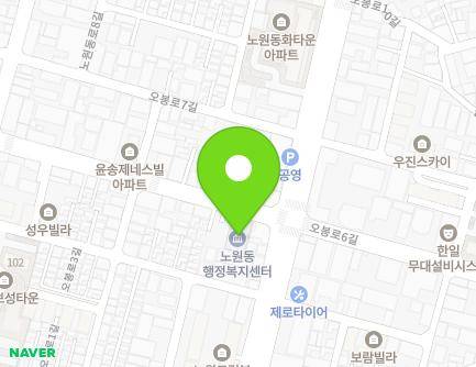 대구광역시 북구 노원로10길 166 (노원동2가, 노원동행정복지센터) 지도