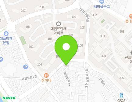 대구광역시 북구 대현남로2길 39-52 (대현동, 펠리체) 지도