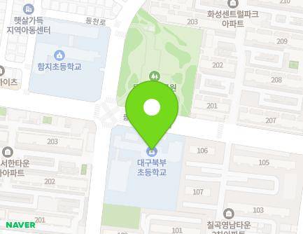 대구광역시 북구 동천로 20 (동천동, 대구북부초등학교) 지도