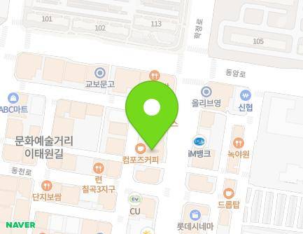 대구광역시 북구 학정로 429 (동천동, 로데오프라자) 지도