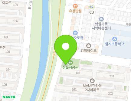 대구광역시 북구 팔거천동로 108 (동천동, 참물샘공원(공중화장실)) 지도
