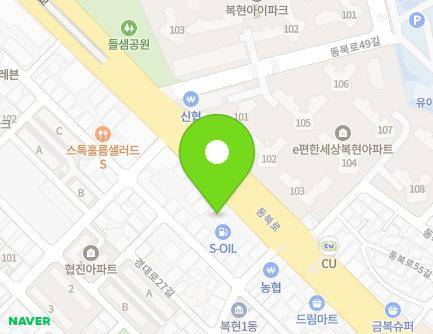 대구광역시 북구 동북로 254 (복현동) 지도