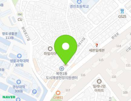 대구광역시 북구 경대로19길 17 (복현동) 지도