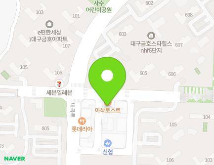 대구광역시 북구 내곡로 38-2 (사수동) 지도