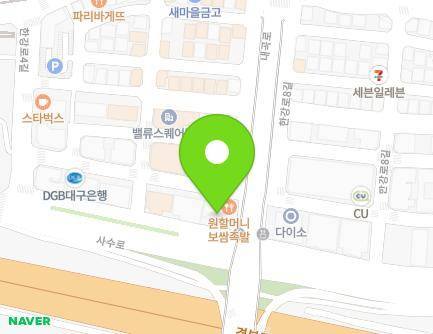 대구광역시 북구 한강로6길 19-2 (사수동, 광장플라자) 지도